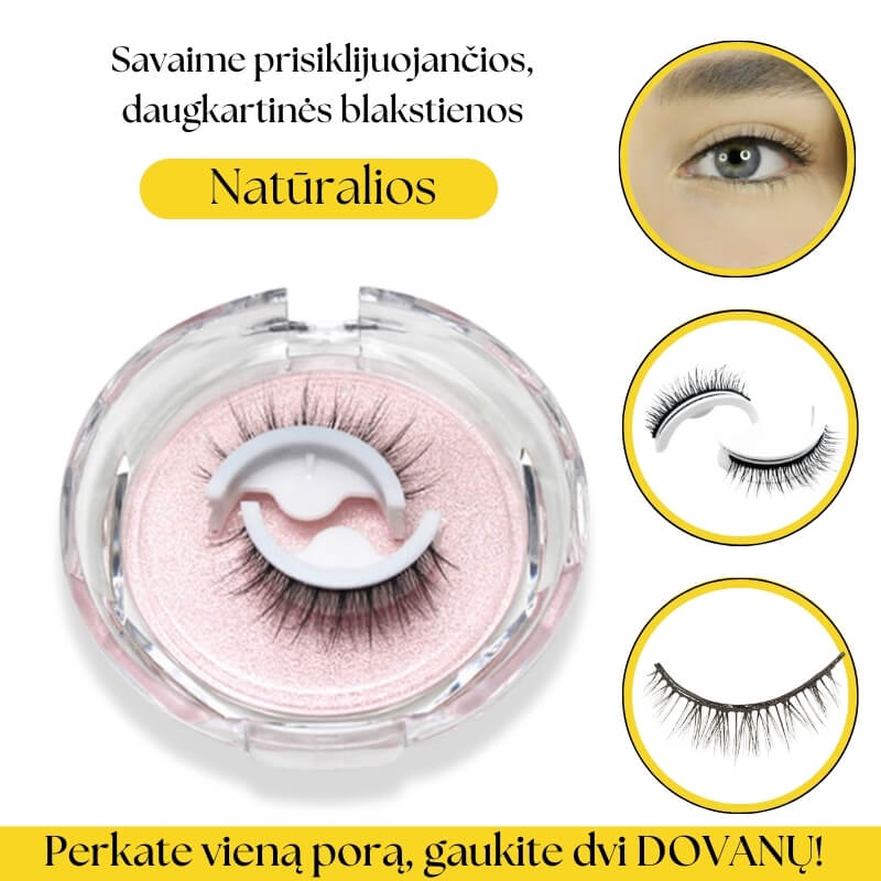 iLash blakstienos - Nuostabios blakstienos be klijų ir nusivylimo 