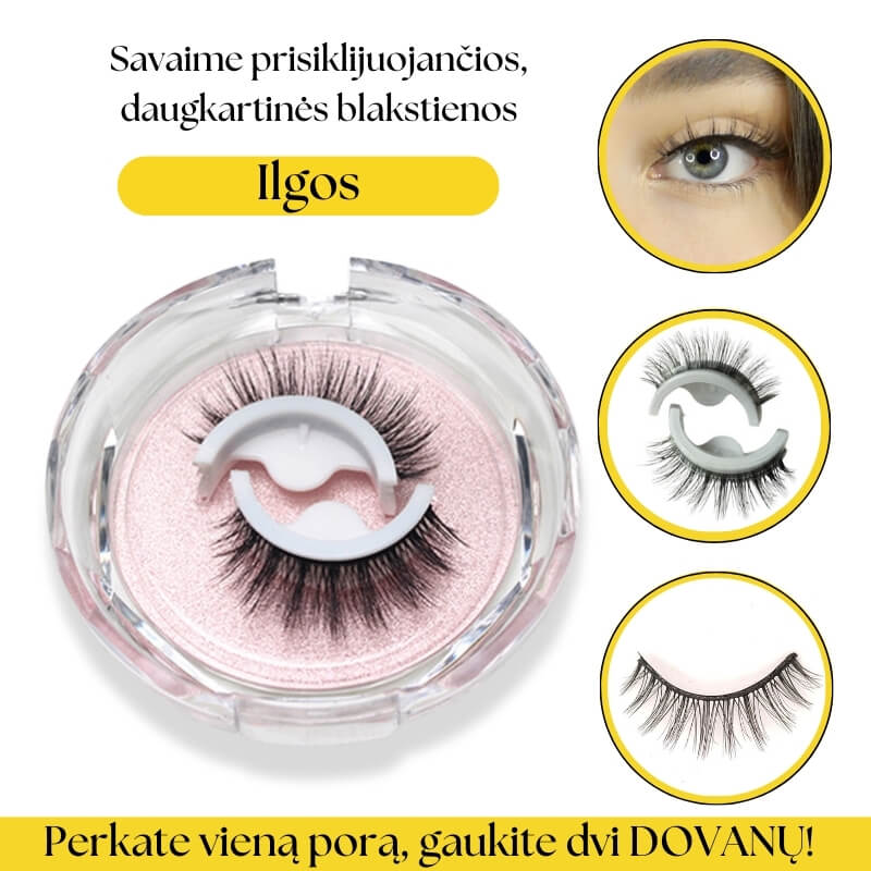 iLash blakstienos - Nuostabios blakstienos be klijų ir nusivylimo 