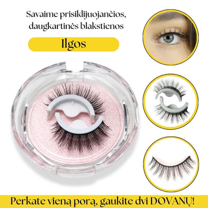 iLash blakstienos - Nuostabios blakstienos be klijų ir nusivylimo 